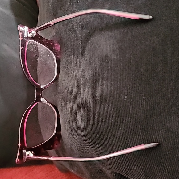 Funky fun plum rhinestone glasses - Picture 10 of 13